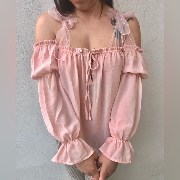 Pastel Pink Cottagecore under Corset Chemise - Picture 5 of 8